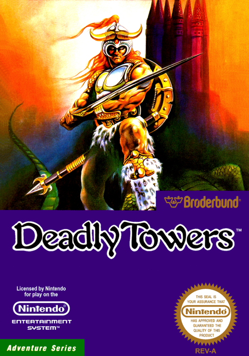 Deadly Towers (USA) box art